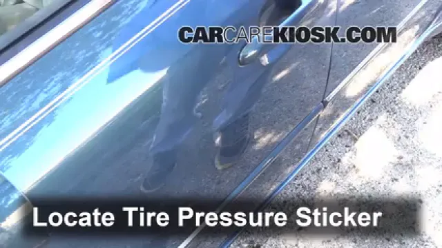 2006 Hyundai Sonata LX 3.3L V6 Tires & Wheels Check Tire Pressure